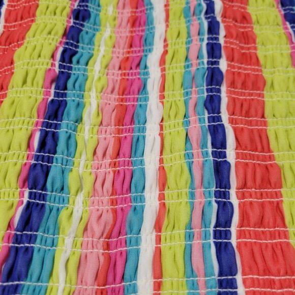 Joy & Ash Dress Size 1X Women's Plus Size Dress Ruffle Smocked Dress Sleeveless - Picture 7 of 8